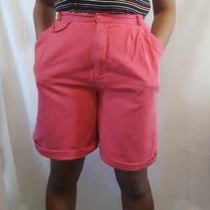 Huntington ridge Vtg pink highwaisted shorts